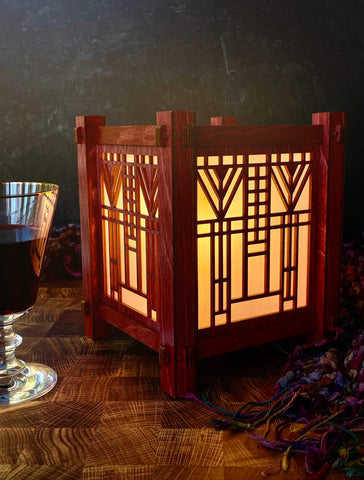 Frank Lloyd Wright Inspired Lamp
