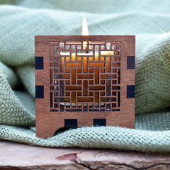 Windows Tea Light Candle Holder