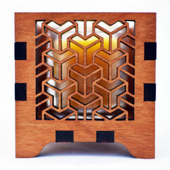 Chevron Design Tea Light Candle Holder