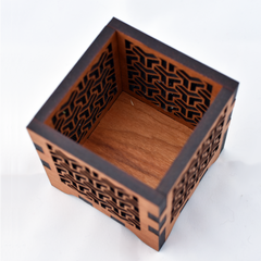 Chevron Design Tea Light Candle Holder