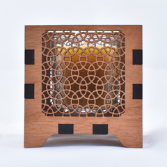 Circle Star Tea Light Candle Holder