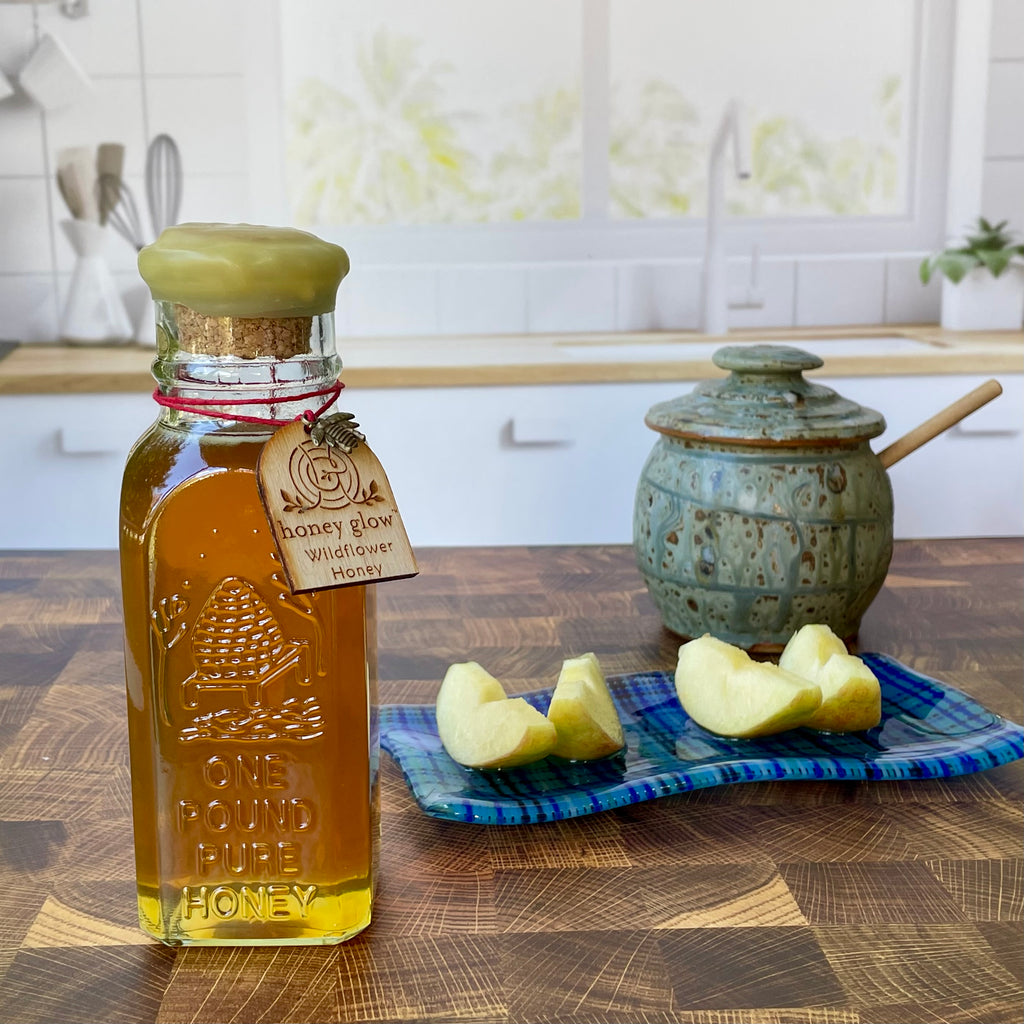 Berwyn Wildflower 100% Honey in a Muth bottle