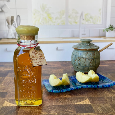 Berwyn Wildflower 100% Honey in a Muth bottle